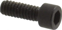 Holo-Krome - #0-80 UNF Hex Socket Drive, Socket Cap Screw - Alloy Steel, Black Oxide Finish, Fully Threaded, 3/16" Length Under Head - Apex Tool & Supply