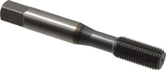 OSG - 3/8-24 UNF H6 Thread Limit Modified Bottoming Thread Forming Tap - Powdered Metal High Speed Steel, TiCN Finish, 2-15/16" OAL, 1-1/4" Thread Length, Right Hand Thread, Series EXOTAP NRT - Apex Tool & Supply