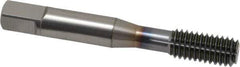 OSG - 3/8-16 UNC H9 Thread Limit Bottoming Thread Forming Tap - Powdered Metal High Speed Steel, TiCN Finish, 2-15/16" OAL, 1-1/4" Thread Length, Right Hand Thread, Series EXOTAP NRT - Apex Tool & Supply
