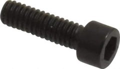 Holo-Krome - #1-72 UNF Hex Socket Drive, Socket Cap Screw - Alloy Steel, Black Oxide Finish, Fully Threaded, 1/4" Length Under Head - Apex Tool & Supply