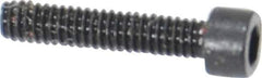 Holo-Krome - #1-72 UNF Hex Socket Drive, Socket Cap Screw - Alloy Steel, Black Oxide Finish, Fully Threaded, 3/8" Length Under Head - Apex Tool & Supply