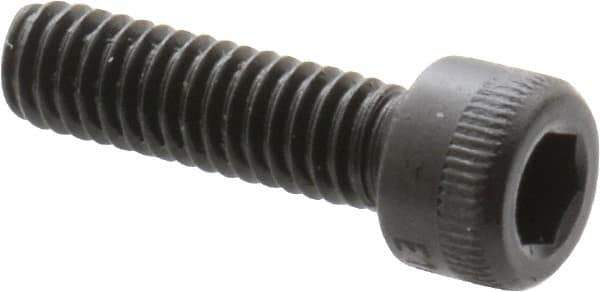 Holo-Krome - #6-40 UNF Hex Socket Drive, Socket Cap Screw - Alloy Steel, Black Oxide Finish, Fully Threaded, 1/2" Length Under Head - Apex Tool & Supply