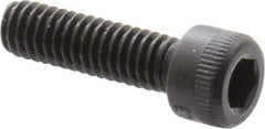 Holo-Krome - #6-40 UNF Hex Socket Drive, Socket Cap Screw - Alloy Steel, Black Oxide Finish, Fully Threaded, 1/2" Length Under Head - Apex Tool & Supply