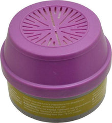 North - Olive and Purple P100 Cartridge and Filter Combination - Series 5500, 7700, 5400, 7600, Protects Against Acid Gas, Organic Vapor - Apex Tool & Supply