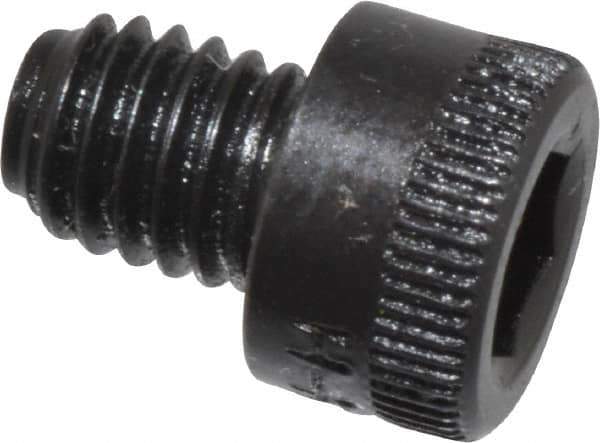 Holo-Krome - #10-32 UNF Hex Socket Drive, Socket Cap Screw - Alloy Steel, Black Oxide Finish, Fully Threaded, 1/4" Length Under Head - Apex Tool & Supply