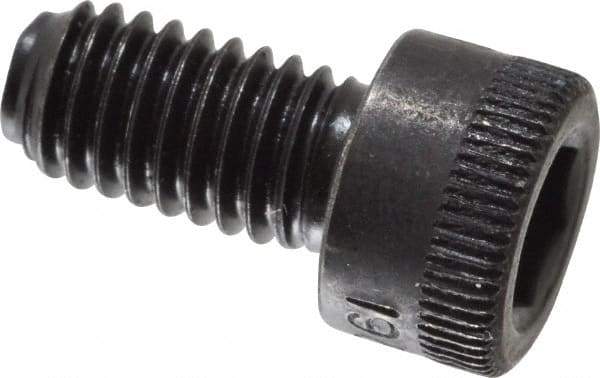 Holo-Krome - #10-32 UNF Hex Socket Drive, Socket Cap Screw - Alloy Steel, Black Oxide Finish, Fully Threaded, 3/8" Length Under Head - Apex Tool & Supply