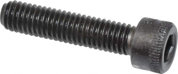 Holo-Krome - #10-32 UNF Hex Socket Drive, Socket Cap Screw - Alloy Steel, Black Oxide Finish, Fully Threaded, 7/8" Length Under Head - Apex Tool & Supply