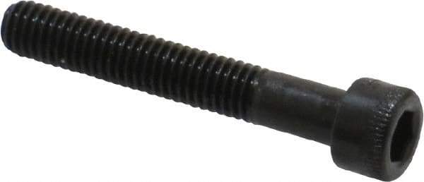 Holo-Krome - #10-32 UNF Hex Socket Drive, Socket Cap Screw - Alloy Steel, Black Oxide Finish, Partially Threaded, 1-1/4" Length Under Head - Apex Tool & Supply