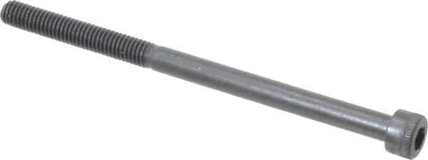 Holo-Krome - #10-32 UNF Hex Socket Drive, Socket Cap Screw - Alloy Steel, Black Oxide Finish, Partially Threaded, 3" Length Under Head - Apex Tool & Supply