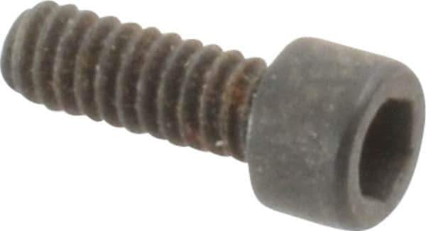 Holo-Krome - #2-56 UNC Hex Socket Drive, Socket Cap Screw - Alloy Steel, Black Oxide Finish, Fully Threaded, 1/4" Length Under Head - Apex Tool & Supply