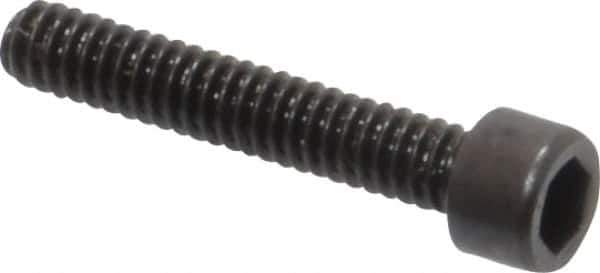 Holo-Krome - #2-56 UNC Hex Socket Drive, Socket Cap Screw - Alloy Steel, Black Oxide Finish, Fully Threaded, 1/2" Length Under Head - Apex Tool & Supply