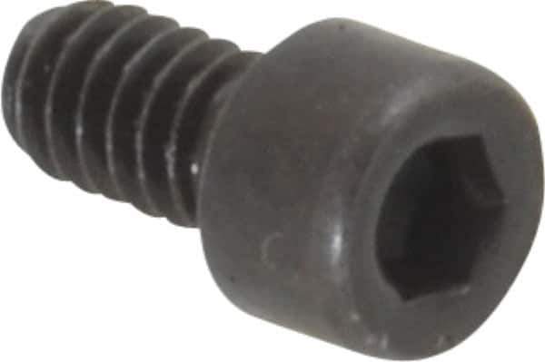 Holo-Krome - #3-48 UNC Hex Socket Drive, Socket Cap Screw - Alloy Steel, Black Oxide Finish, Fully Threaded, 3/16" Length Under Head - Apex Tool & Supply