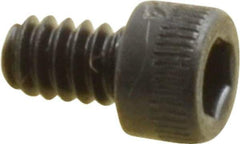 Holo-Krome - #4-40 UNC Hex Socket Drive, Socket Cap Screw - Alloy Steel, Black Oxide Finish, Fully Threaded, 3/16" Length Under Head - Apex Tool & Supply