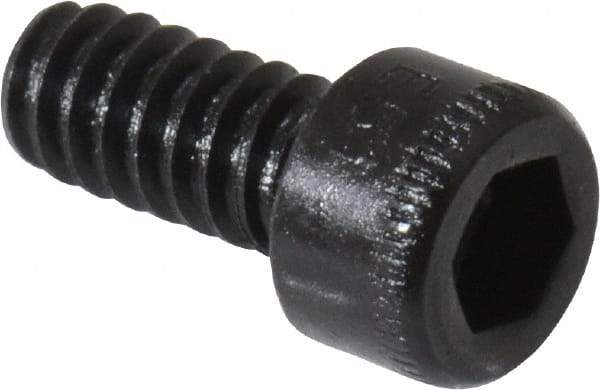Holo-Krome - #4-40 UNC Hex Socket Drive, Socket Cap Screw - Alloy Steel, Black Oxide Finish, Fully Threaded, 1/4" Length Under Head - Apex Tool & Supply