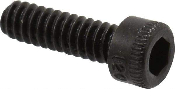 Holo-Krome - #4-40 UNC Hex Socket Drive, Socket Cap Screw - Alloy Steel, Black Oxide Finish, Fully Threaded, 3/8" Length Under Head - Apex Tool & Supply