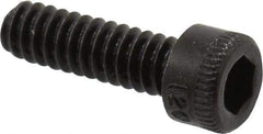 Holo-Krome - #4-40 UNC Hex Socket Drive, Socket Cap Screw - Alloy Steel, Black Oxide Finish, Fully Threaded, 3/8" Length Under Head - Apex Tool & Supply