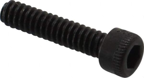 Holo-Krome - #4-40 UNC Hex Socket Drive, Socket Cap Screw - Alloy Steel, Black Oxide Finish, Fully Threaded, 1/2" Length Under Head - Apex Tool & Supply