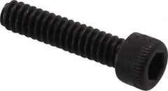 Holo-Krome - #4-40 UNC Hex Socket Drive, Socket Cap Screw - Alloy Steel, Black Oxide Finish, Fully Threaded, 1/2" Length Under Head - Apex Tool & Supply