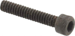 Holo-Krome - #4-40 UNC Hex Socket Drive, Socket Cap Screw - Alloy Steel, Black Oxide Finish, Fully Threaded, 5/8" Length Under Head - Apex Tool & Supply