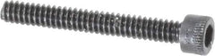 Holo-Krome - #4-40 UNC Hex Socket Drive, Socket Cap Screw - Alloy Steel, Black Oxide Finish, Fully Threaded, 7/8" Length Under Head - Apex Tool & Supply