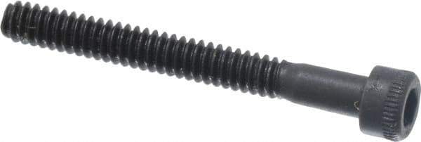 Holo-Krome - #4-40 UNC Hex Socket Drive, Socket Cap Screw - Alloy Steel, Black Oxide Finish, Partially Threaded, 1" Length Under Head - Apex Tool & Supply