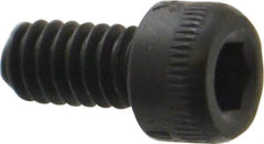 Holo-Krome - #5-40 UNC Hex Socket Drive, Socket Cap Screw - Alloy Steel, Black Oxide Finish, Fully Threaded, 1/4" Length Under Head - Apex Tool & Supply