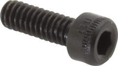Holo-Krome - #5-40 UNC Hex Socket Drive, Socket Cap Screw - Alloy Steel, Black Oxide Finish, Fully Threaded, 3/8" Length Under Head - Apex Tool & Supply