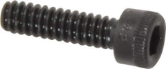Holo-Krome - #6-32 UNC Hex Socket Drive, Socket Cap Screw - Alloy Steel, Black Oxide Finish, Fully Threaded, 1/2" Length Under Head - Apex Tool & Supply