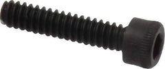 Holo-Krome - #6-32 UNC Hex Socket Drive, Socket Cap Screw - Alloy Steel, Black Oxide Finish, Fully Threaded, 5/8" Length Under Head - Apex Tool & Supply