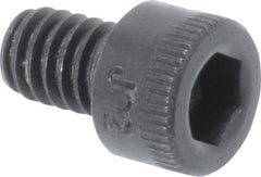 Holo-Krome - #8-32 UNC Hex Socket Drive, Socket Cap Screw - Alloy Steel, Black Oxide Finish, Fully Threaded, 1/4" Length Under Head - Apex Tool & Supply