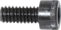 Holo-Krome - #8-32 UNC Hex Socket Drive, Socket Cap Screw - Alloy Steel, Black Oxide Finish, Fully Threaded, 3/8" Length Under Head - Apex Tool & Supply