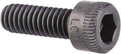 Holo-Krome - #8-32 UNC Hex Socket Drive, Socket Cap Screw - Alloy Steel, Black Oxide Finish, Fully Threaded, 1/2" Length Under Head - Apex Tool & Supply