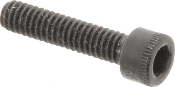 Holo-Krome - #8-32 UNC Hex Socket Drive, Socket Cap Screw - Alloy Steel, Black Oxide Finish, Fully Threaded, 3/4" Length Under Head - Apex Tool & Supply