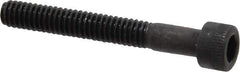 Holo-Krome - #8-32 UNC Hex Socket Drive, Socket Cap Screw - Alloy Steel, Black Oxide Finish, Partially Threaded, 1-1/4" Length Under Head - Apex Tool & Supply