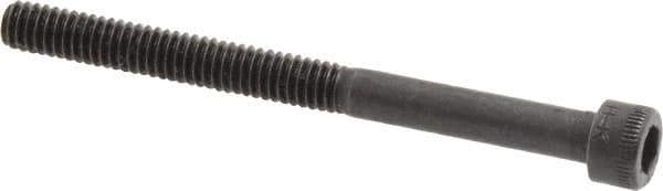Holo-Krome - #8-32 UNC Hex Socket Drive, Socket Cap Screw - Alloy Steel, Black Oxide Finish, Partially Threaded, 2" Length Under Head - Apex Tool & Supply