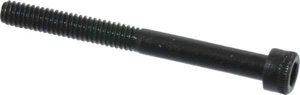 Holo-Krome - #8-32 UNC Hex Socket Drive, Socket Cap Screw - Alloy Steel, Black Oxide Finish, Partially Threaded, 1-3/4" Length Under Head - Apex Tool & Supply