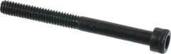 Holo-Krome - #8-32 UNC Hex Socket Drive, Socket Cap Screw - Alloy Steel, Black Oxide Finish, Partially Threaded, 1-3/4" Length Under Head - Apex Tool & Supply