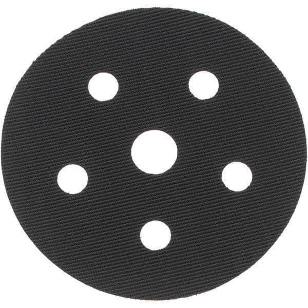 Dynabrade - 5" Diam, Round, Hook & Loop Face, Conversion Backing Pad - Random Orbital Sander Compatible, Adhesive/PSA Back, Vacuum Pad - Apex Tool & Supply