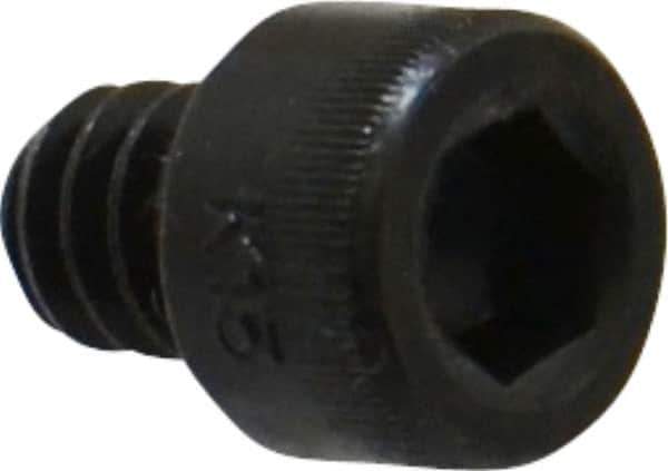 Holo-Krome - #10-24 UNC Hex Socket Drive, Socket Cap Screw - Alloy Steel, Black Oxide Finish, Fully Threaded, 1/4" Length Under Head - Apex Tool & Supply
