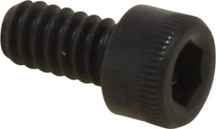 Holo-Krome - #10-24 UNC Hex Socket Drive, Socket Cap Screw - Alloy Steel, Black Oxide Finish, Fully Threaded, 3/8" Length Under Head - Apex Tool & Supply