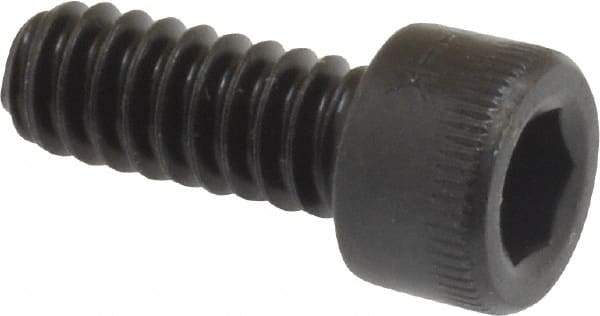 Holo-Krome - #10-24 UNC Hex Socket Drive, Socket Cap Screw - Alloy Steel, Black Oxide Finish, Fully Threaded, 1/2" Length Under Head - Apex Tool & Supply