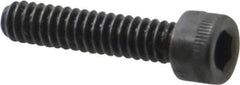 Holo-Krome - #10-24 UNC Hex Socket Drive, Socket Cap Screw - Alloy Steel, Black Oxide Finish, Fully Threaded, 7/8" Length Under Head - Apex Tool & Supply