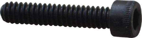 Holo-Krome - #10-24 UNC Hex Socket Drive, Socket Cap Screw - Alloy Steel, Black Oxide Finish, Fully Threaded, 1" Length Under Head - Apex Tool & Supply