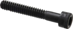 Holo-Krome - #10-24 UNC Hex Socket Drive, Socket Cap Screw - Alloy Steel, Black Oxide Finish, Partially Threaded, 1-1/4" Length Under Head - Apex Tool & Supply
