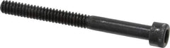 Holo-Krome - #10-24 UNC Hex Socket Drive, Socket Cap Screw - Alloy Steel, Black Oxide Finish, Partially Threaded, 2" Length Under Head - Apex Tool & Supply