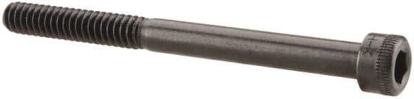 Holo-Krome - #10-24 UNC Hex Socket Drive, Socket Cap Screw - Alloy Steel, Black Oxide Finish, Partially Threaded, 2-1/4" Length Under Head - Apex Tool & Supply
