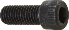 Holo-Krome - 1/4-28 UNF Hex Socket Drive, Socket Cap Screw - Alloy Steel, Black Oxide Finish, Fully Threaded, 5/8" Length Under Head - Apex Tool & Supply
