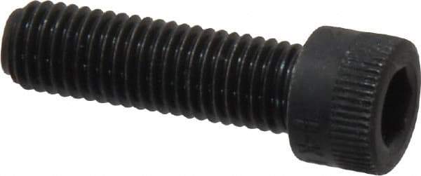 Holo-Krome - 1/4-28 UNF Hex Socket Drive, Socket Cap Screw - Alloy Steel, Black Oxide Finish, Fully Threaded, 7/8" Length Under Head - Apex Tool & Supply