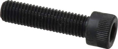 Holo-Krome - 1/4-28 UNF Hex Socket Drive, Socket Cap Screw - Alloy Steel, Black Oxide Finish, Fully Threaded, 1" Length Under Head - Apex Tool & Supply