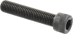 Holo-Krome - 1/4-28 UNF Hex Socket Drive, Socket Cap Screw - Alloy Steel, Black Oxide Finish, Fully Threaded, 1-1/4" Length Under Head - Apex Tool & Supply